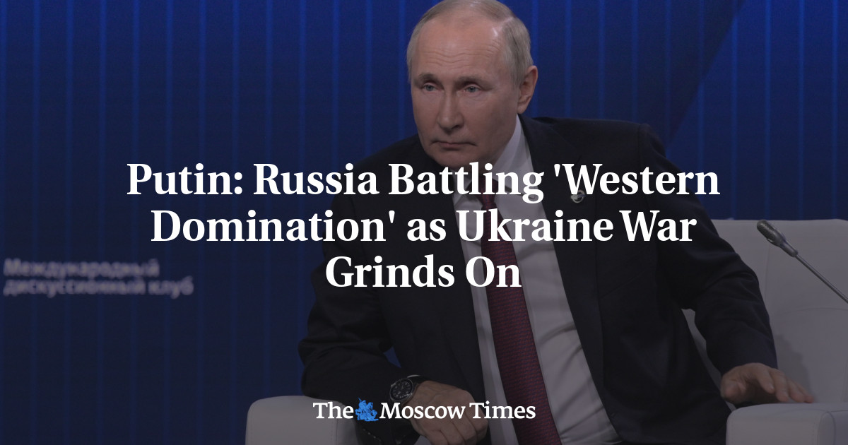 Putin: Rusia melawan ‘dominasi Barat’ saat perang di Ukraina berlanjut