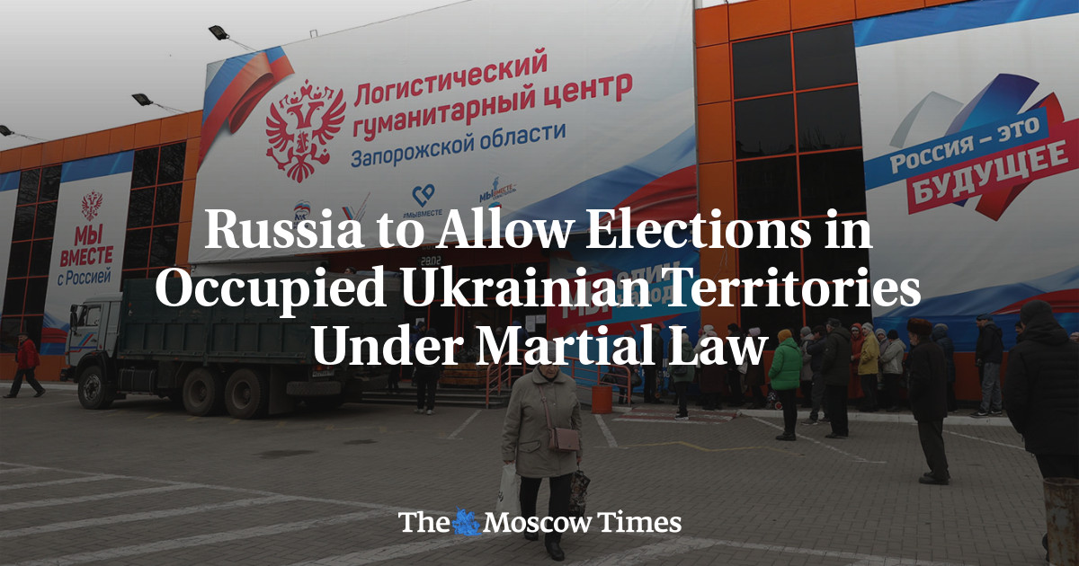 Russia To Allow Elections In Occupied Ukrainian Territories Under