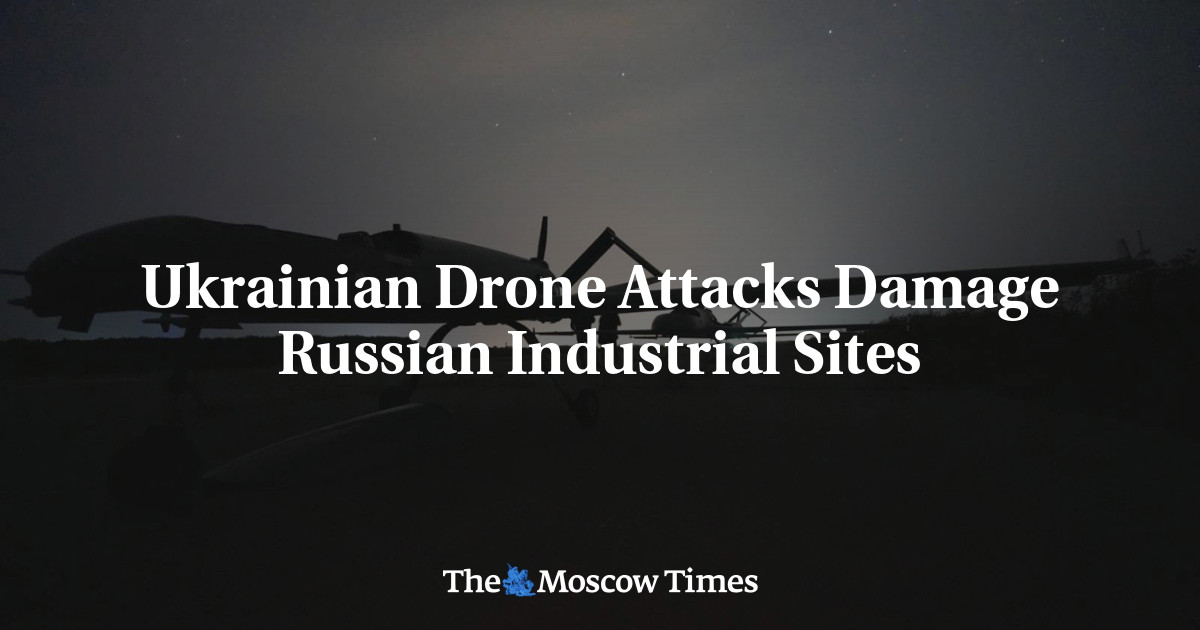 Ukrainian Drone Attacks Damage Russian Industrial 
