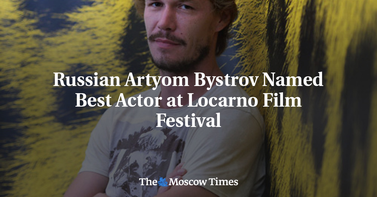 Russian Artyom Bystrov Named Best Actor at Locarno Film Festival