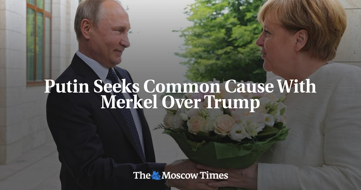 Putin mencari penyebab yang sama dengan Merkel atas Trump