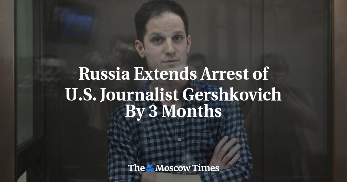 Россия продлила арест американского журналиста Гершковича на 3 месяца