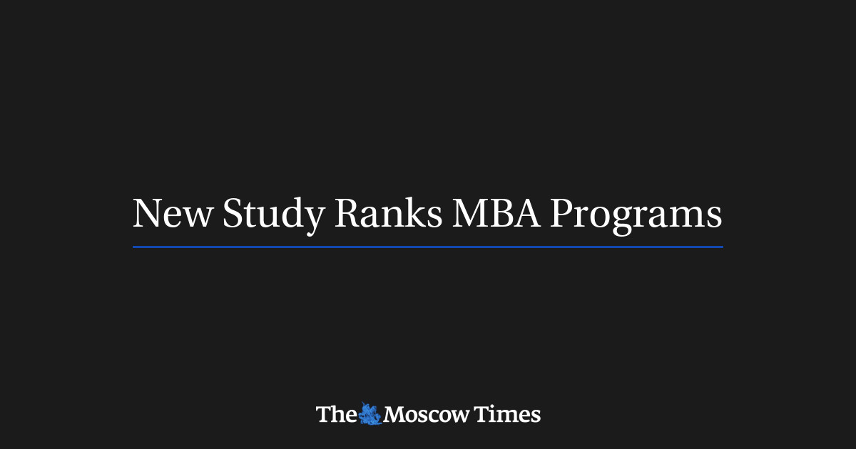 Study's Ranks Photos New Study Ranks MBA Programs