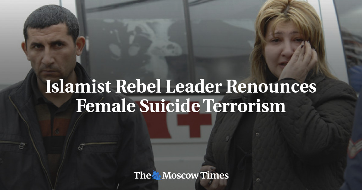 Pemimpin pemberontak Islam menyangkal terorisme bunuh diri perempuan