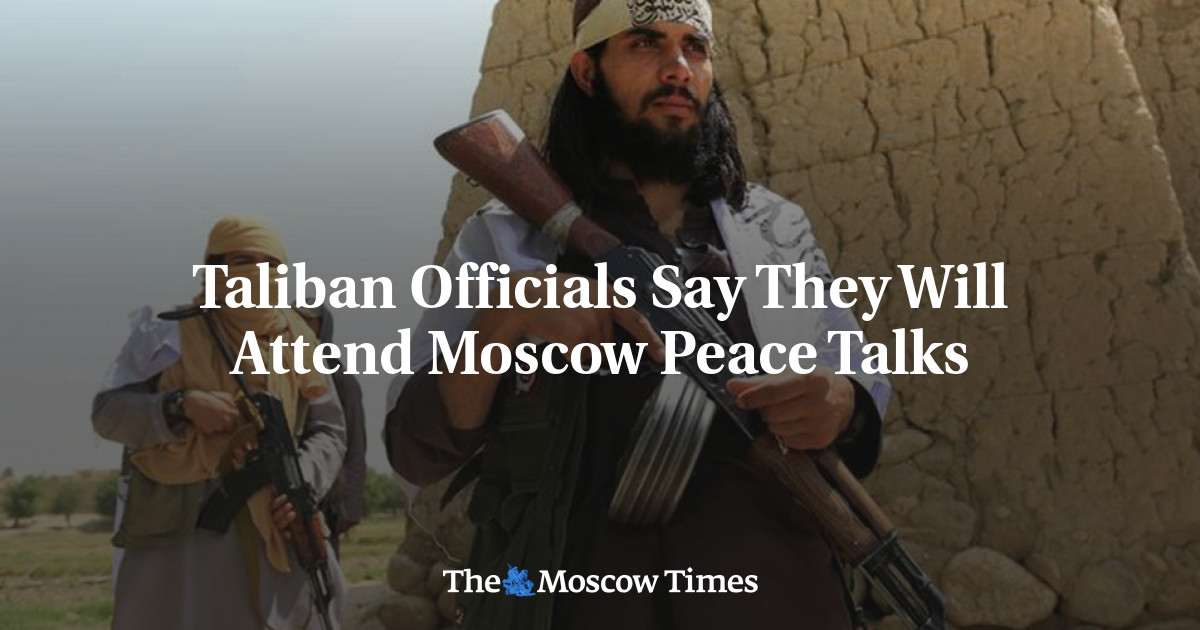 Para pejabat Taliban mengatakan mereka akan menghadiri pembicaraan damai di Moskow