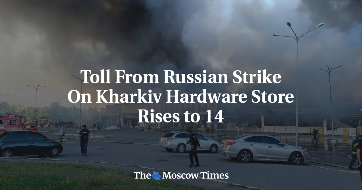 Russian Strike On Kharkiv DIY Store Kills 2, Hundreds Feared Inside