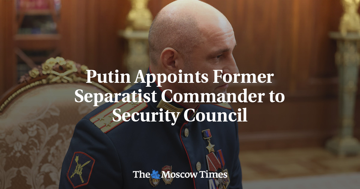 Putin Appoints Former Separatist Commander to Security Council