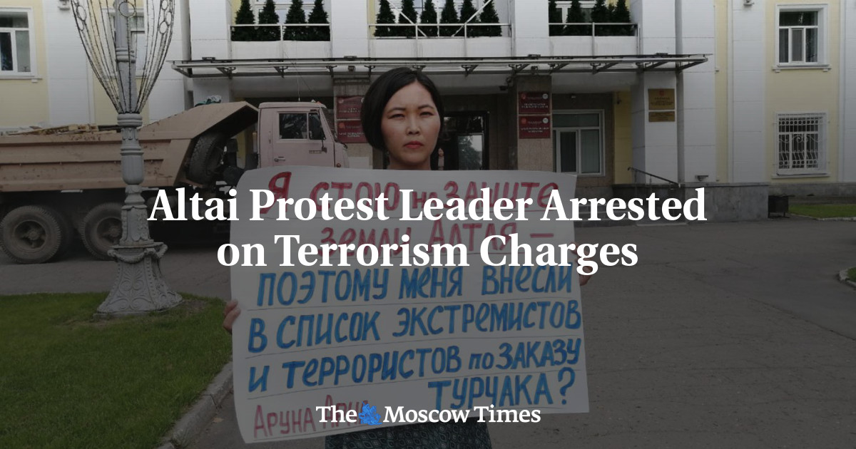 Altai Protest Leader Arrested on Terrorism Charges