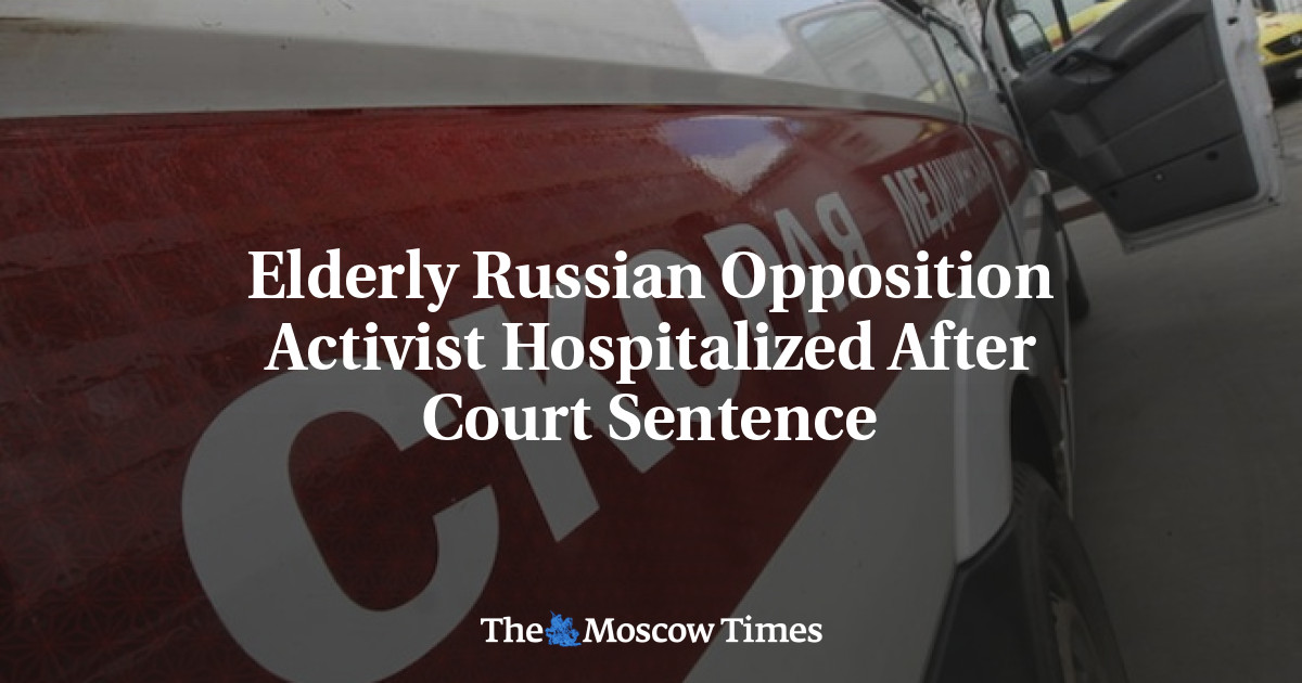 Aktivis oposisi lansia Rusia dirawat di rumah sakit setelah putusan pengadilan
