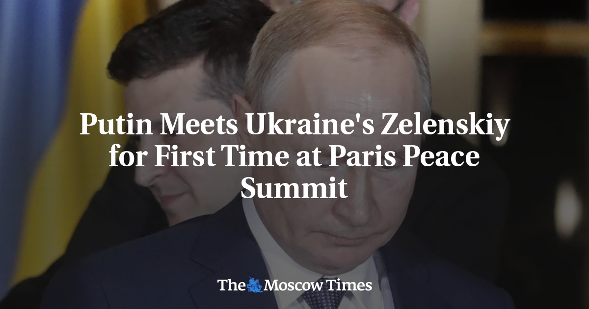 Putin bertemu Zelenskiy dari Ukraina untuk pertama kalinya di KTT perdamaian Paris