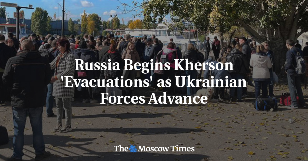 Rusia memulai ‘evakuasi’ Kherson saat pasukan Ukraina bergerak maju