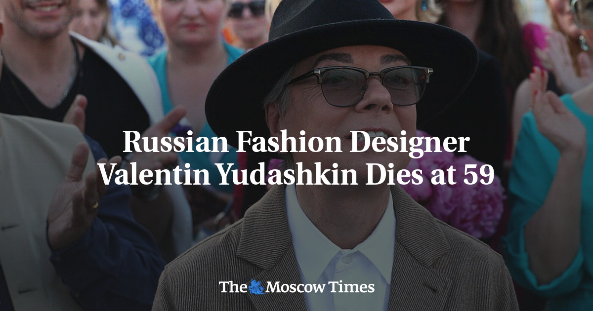 Perancang busana Rusia Valentin Yudashkin meninggal pada usia 59 tahun