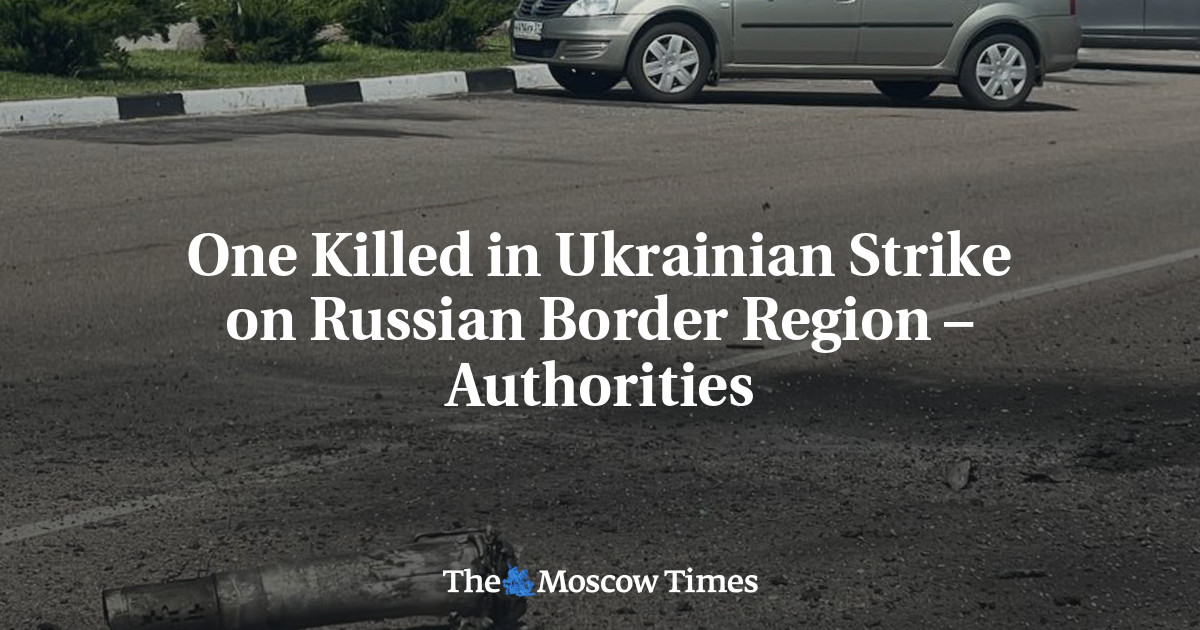 One Killed in Ukrainian Strike on Russian Border Region – Authorities