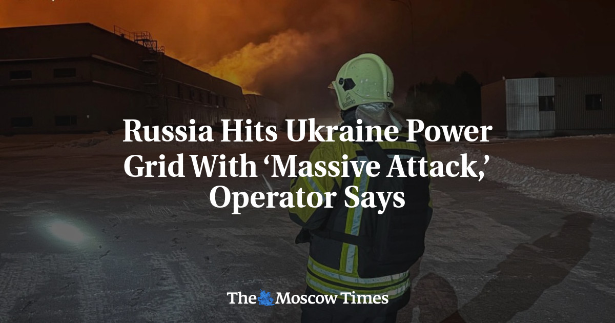 Russia Hits Ukraine Power Grid With ‘Massive Attack,’ Operator Says