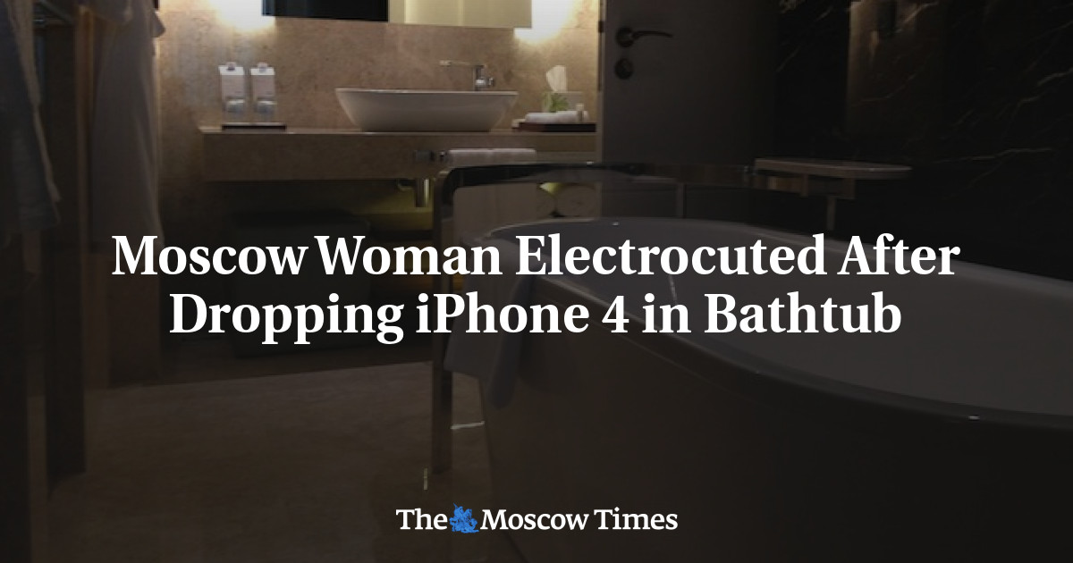 Moscow Woman Electrocuted After Dropping iPhone 4 in Bathtub