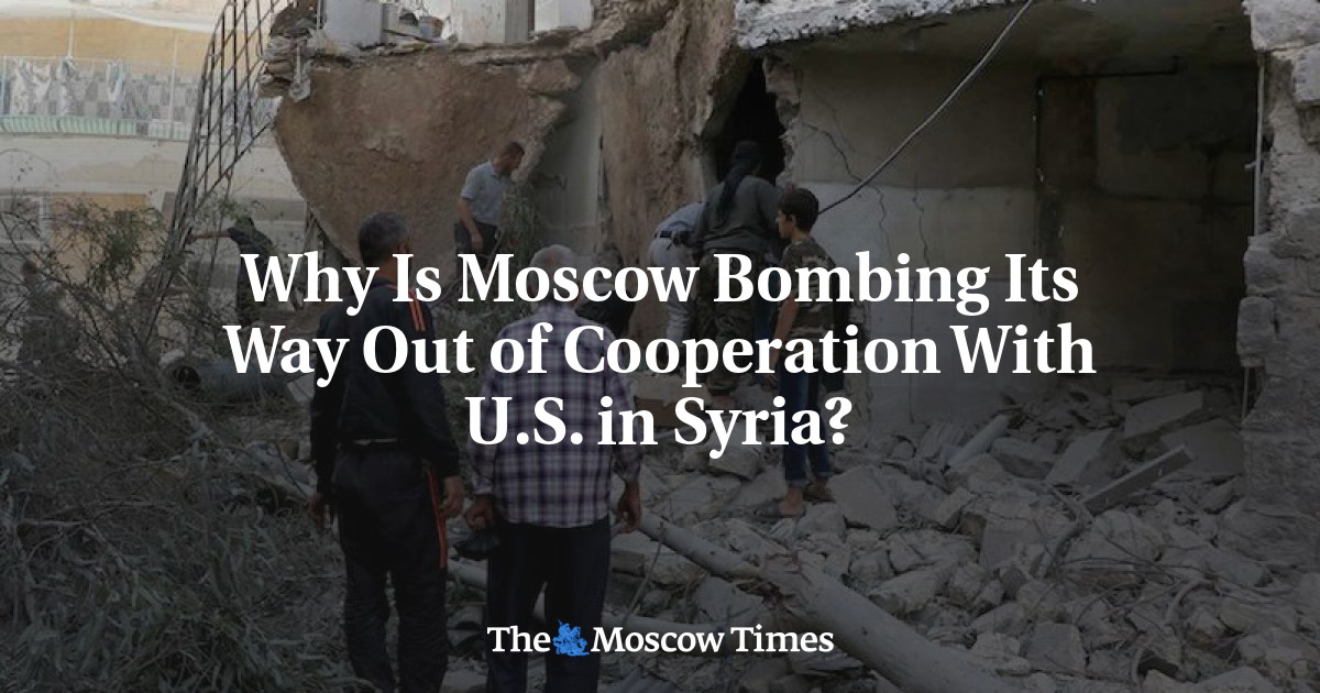 Mengapa Moskow membom jalan keluar dari kerja sama dengan AS di Suriah?