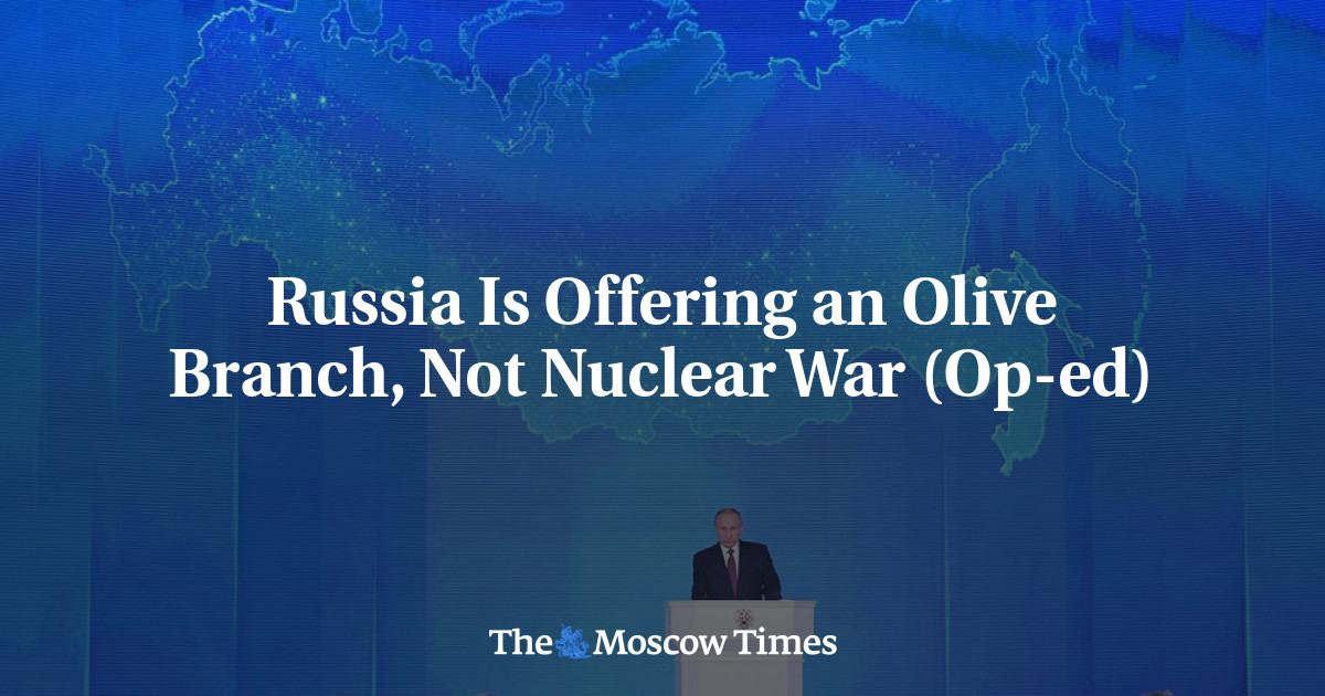 Rusia Menawarkan Ranting Zaitun, Bukan Perang Nuklir (Op-ed)