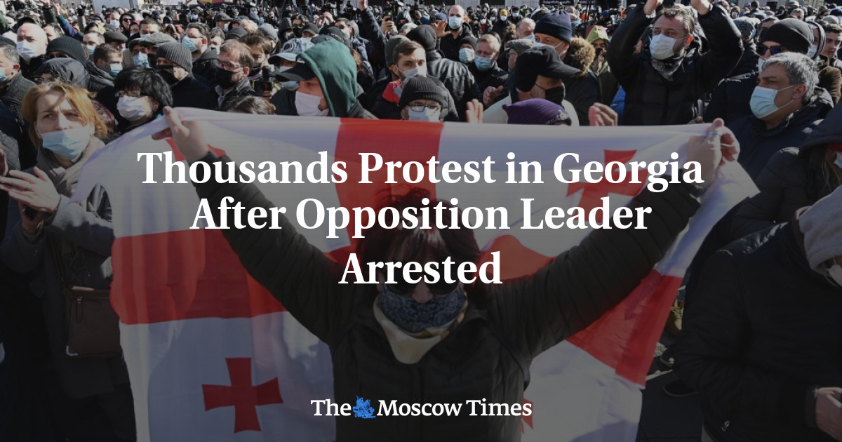 Thousands Protest In Georgia After Opposition Leader Arrested - The ...