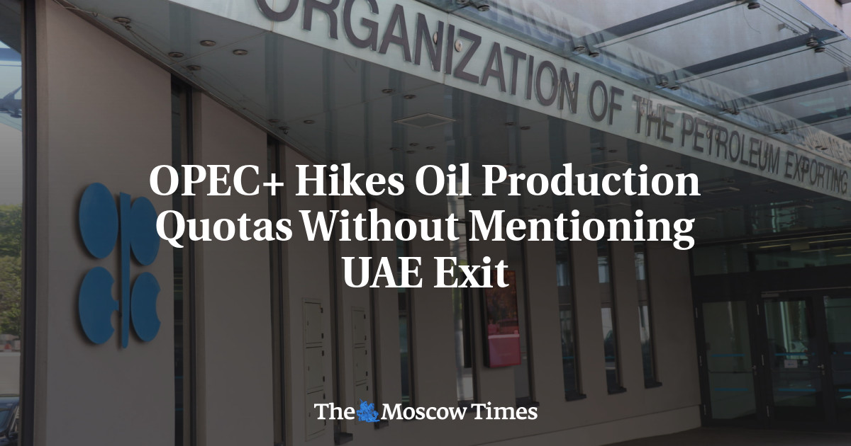 OPEC+ Hikes Oil Production Quotas Without Mentioning UAE Exit