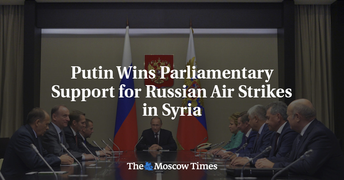 Putin memenangkan dukungan parlemen untuk serangan udara Rusia di Suriah