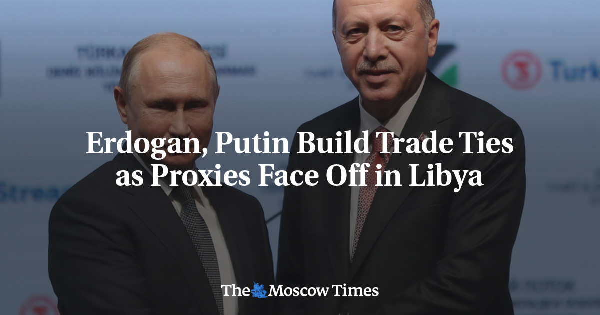 Erdogan dan Putin membangun hubungan dagang saat proksi bentrok di Libya