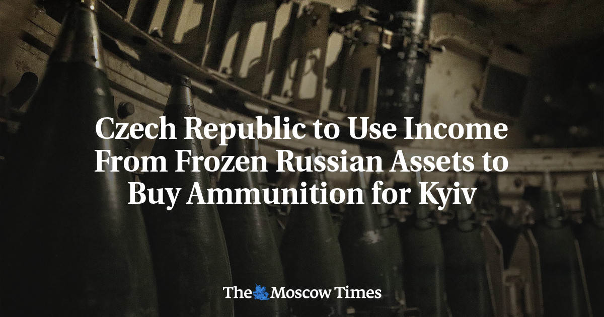 Czech Republic to Use Income From Frozen Russian Assets to Buy Ammunition for Kyiv