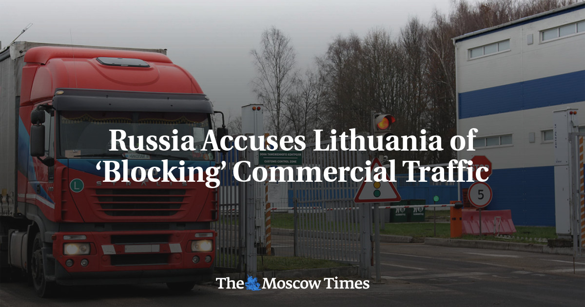 Rusija kaltina Lietuvą komercinio eismo „blokavimu“.