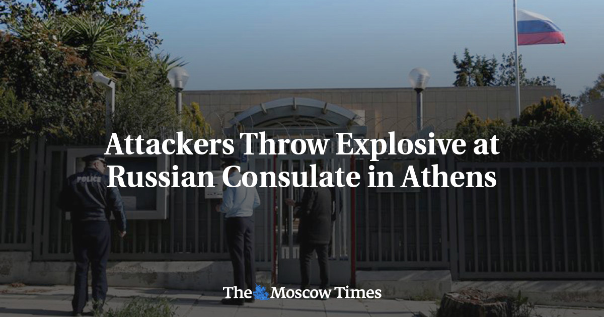 Attackers Throw Explosive at Russian Consulate in Athens - The Moscow Times