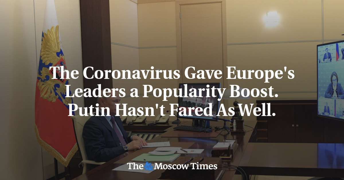 Virus corona telah meningkatkan popularitas para pemimpin Eropa.  Putin tidak berjalan dengan baik.