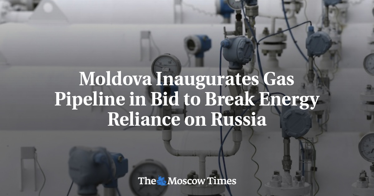 Moldova meresmikan pipa gas untuk memutus ketergantungan energi pada Rusia