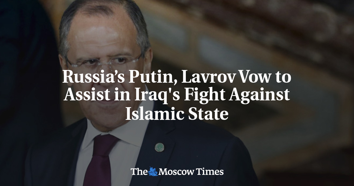 Russia’s Putin, Lavrov Vow To Assist In Iraq's Fight Against Islamic State