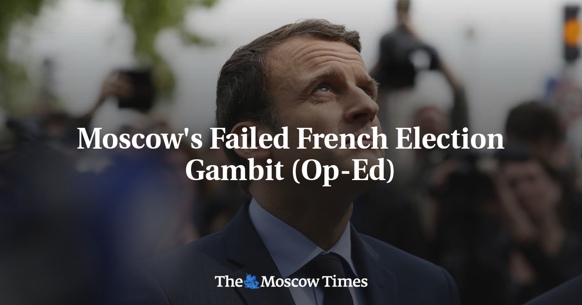 Langkah awal pemilu Prancis yang gagal di Moskow (Op-Ed)