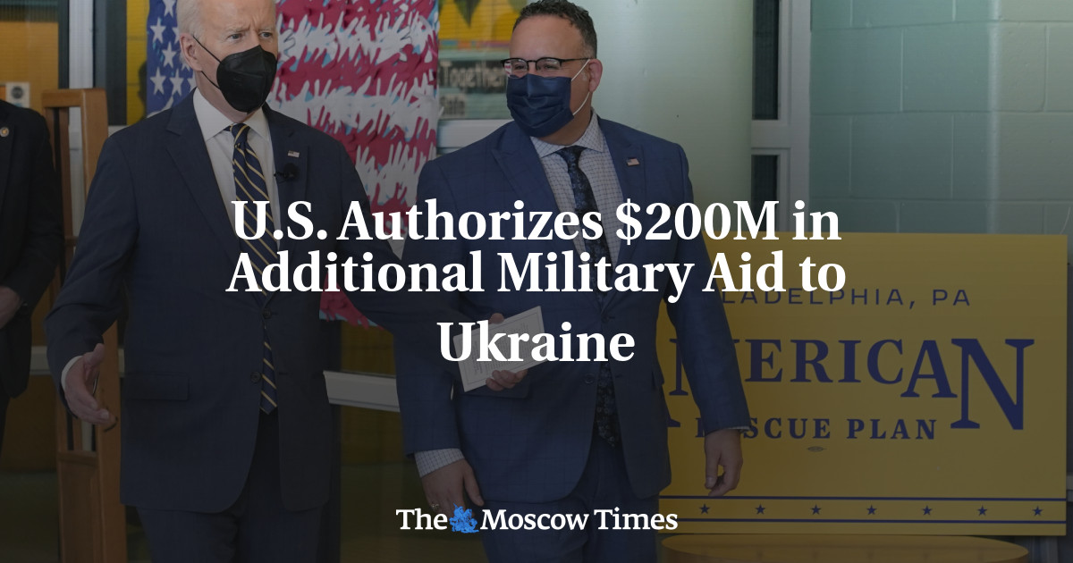 US authorizes another $350 million in military aid to Ukraine