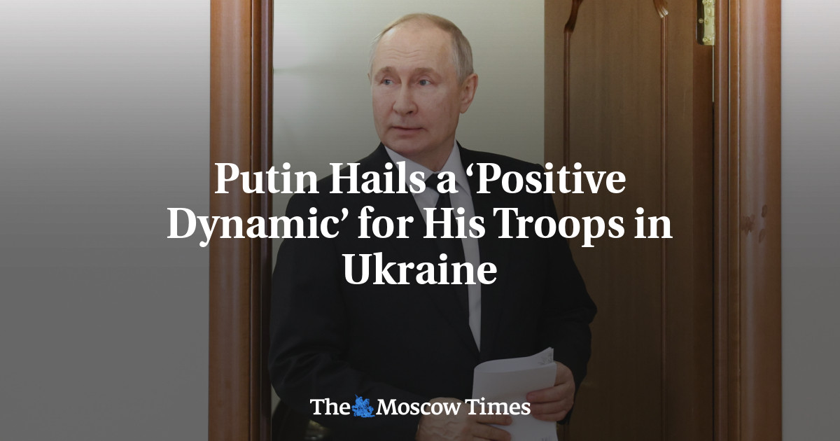 Putin memuji ‘dinamika positif’ pasukannya di Ukraina