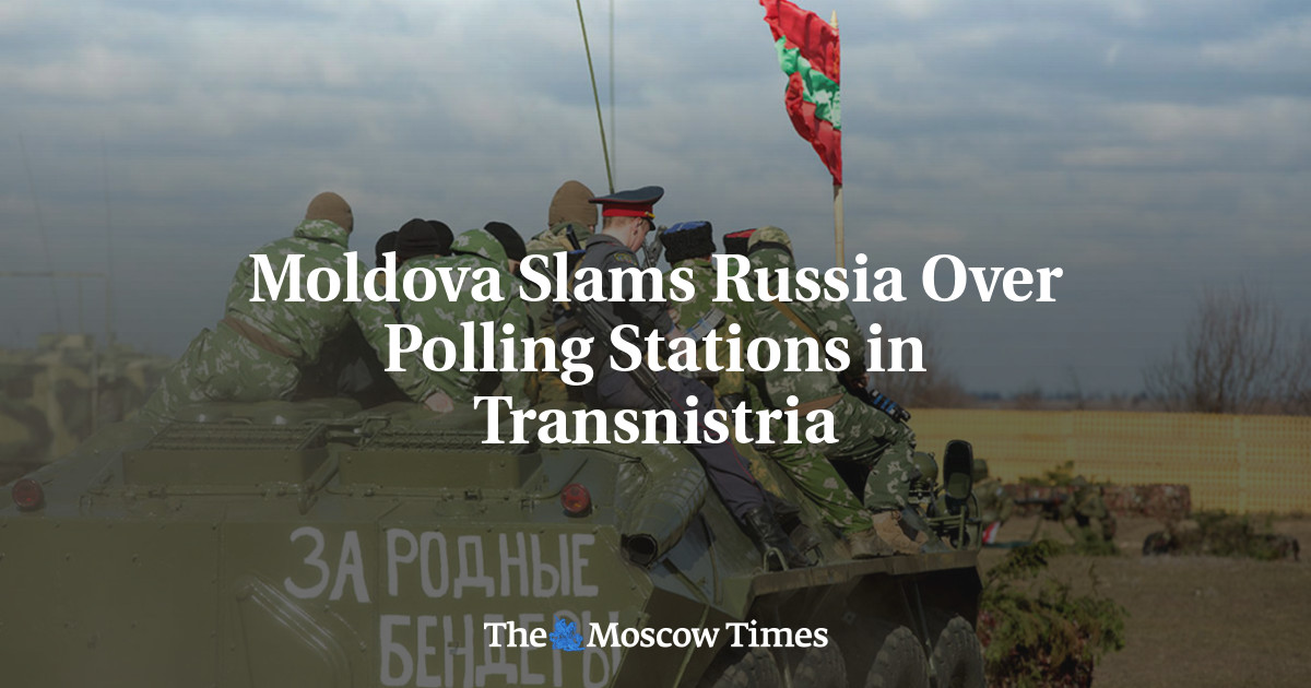 Молдова напала на Россию из-за избирательных участков в Приднестровье