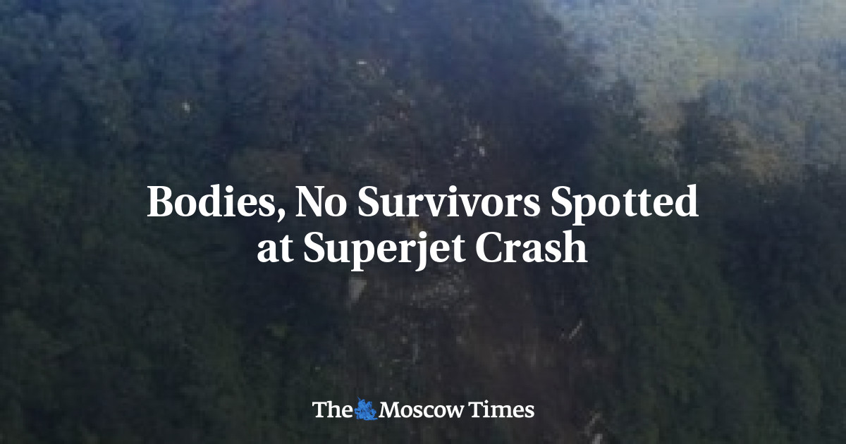 Bodies, No Survivors Spotted At Superjet Crash