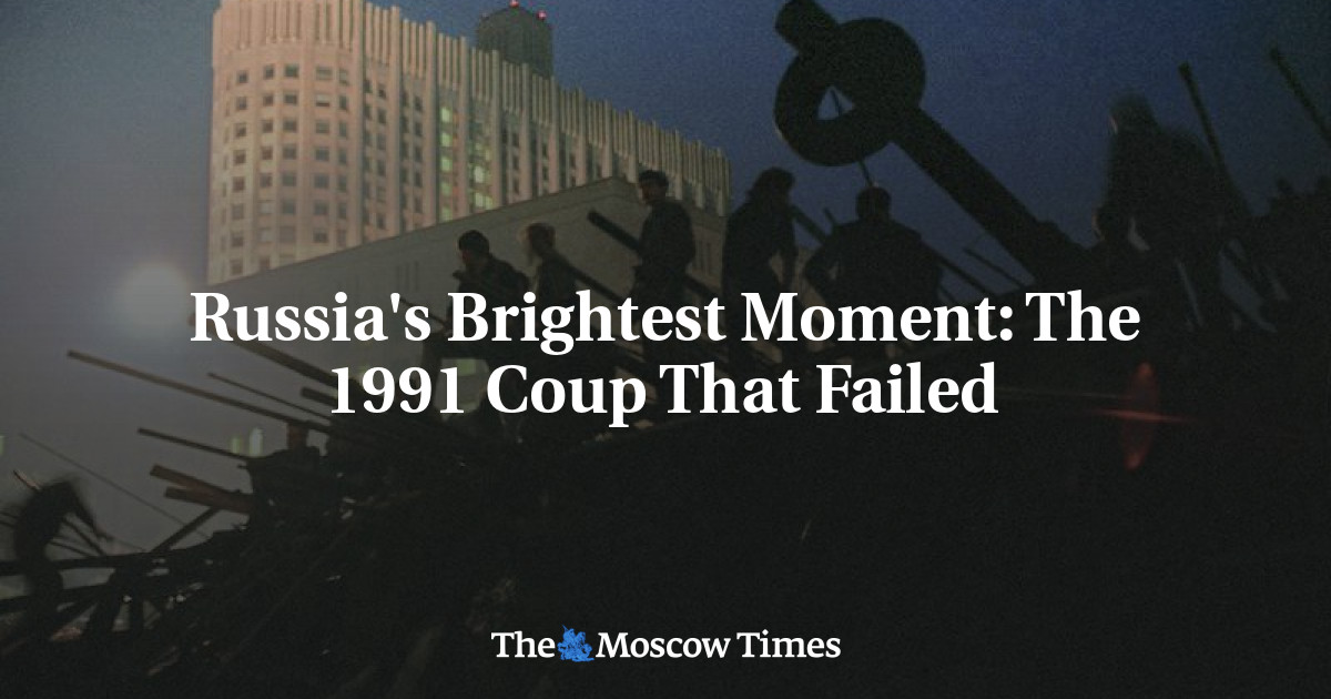 Soviet-Era Dissidents Decry Moscow's Rejection Of A 1991 Putsch  Commemoration