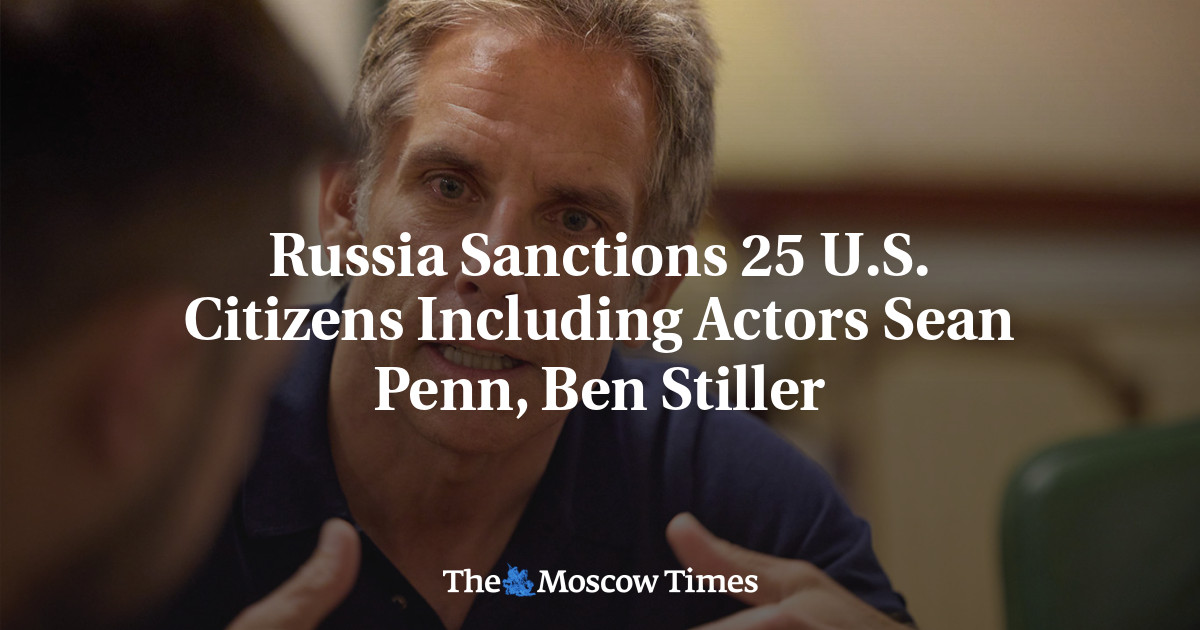 Rusko uvalilo sankce na 25 občanů USA, včetně herců Seana Penna a Bena Stillera