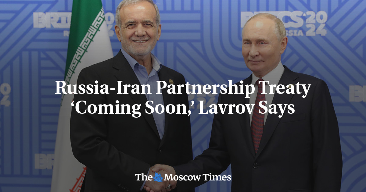 Russia-Iran Partnership Treaty ‘Coming Soon,’ Lavrov Says