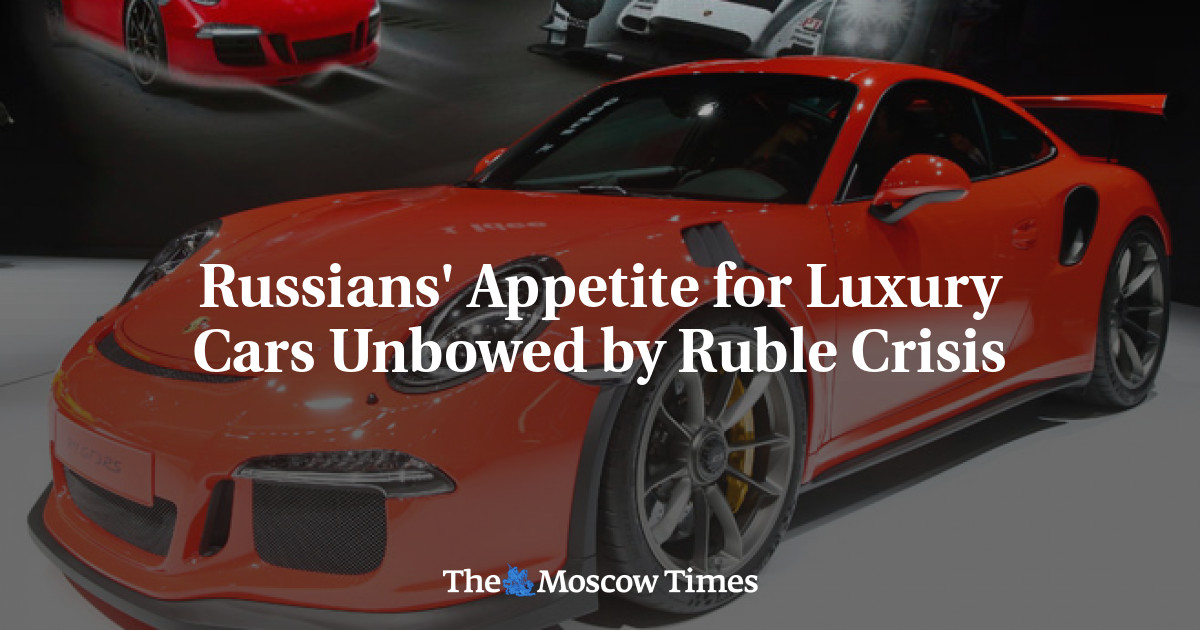 Selera orang Rusia terhadap mobil mewah terekspos oleh krisis rubel