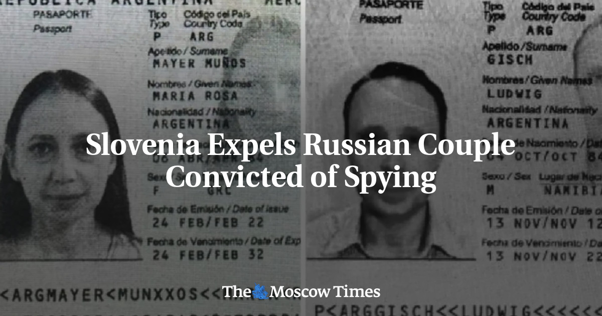 Slovenia Expels Russian Couple Convicted of Spying