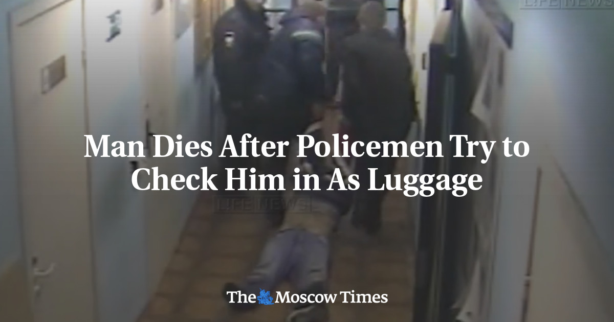 Man Dies After Policemen Try to Check Him in As Luggage