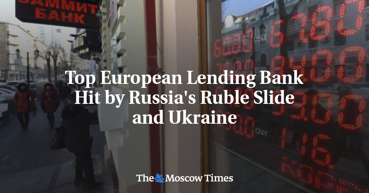 Bank pemberi pinjaman terbesar di Eropa terkena dampak jatuhnya rubel Rusia dan Ukraina