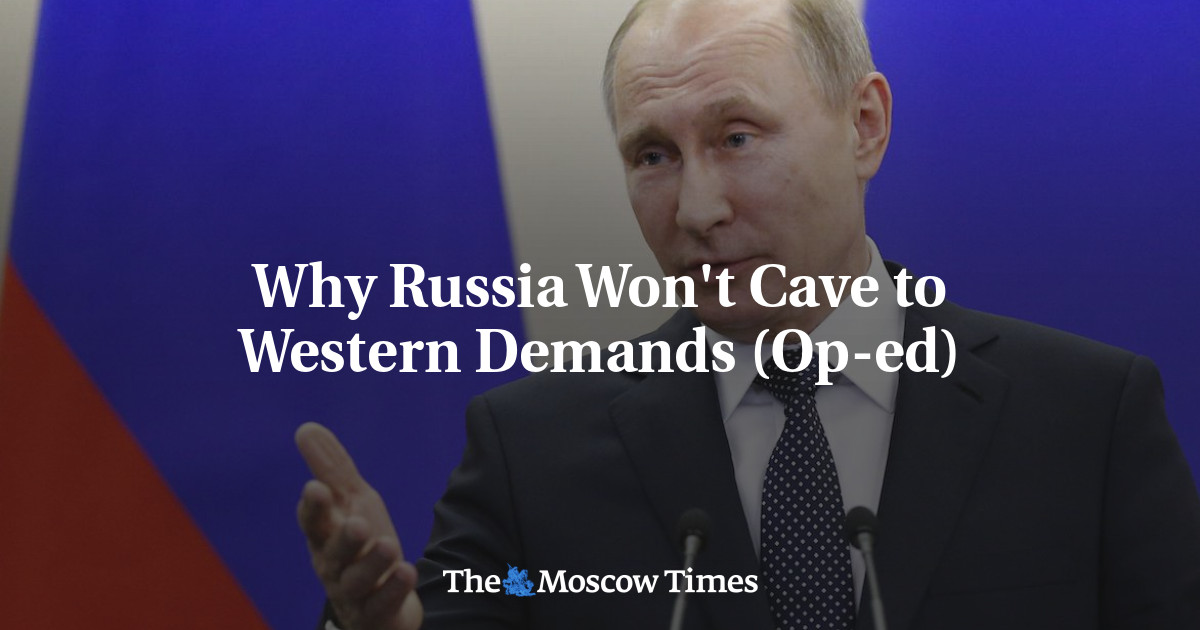 Mengapa Rusia Tidak Mematuhi Tuntutan Barat (Op-ed)