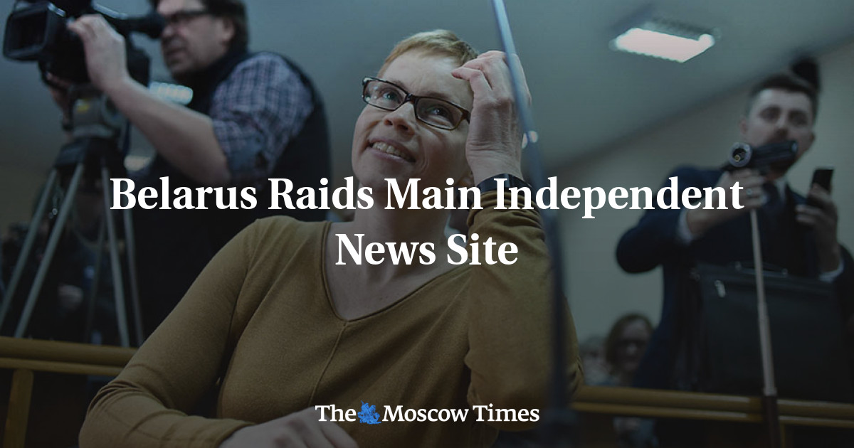 Situs berita independen utama penggerebekan Belarusia