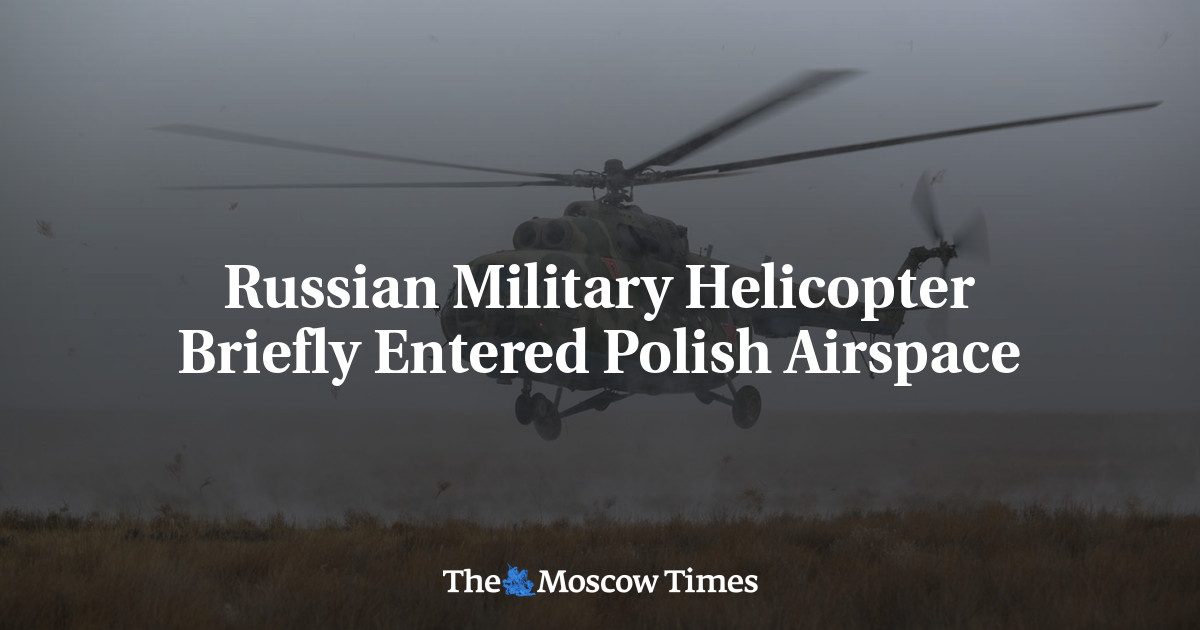 Russian Military Helicopter Briefly Entered Polish Airspace