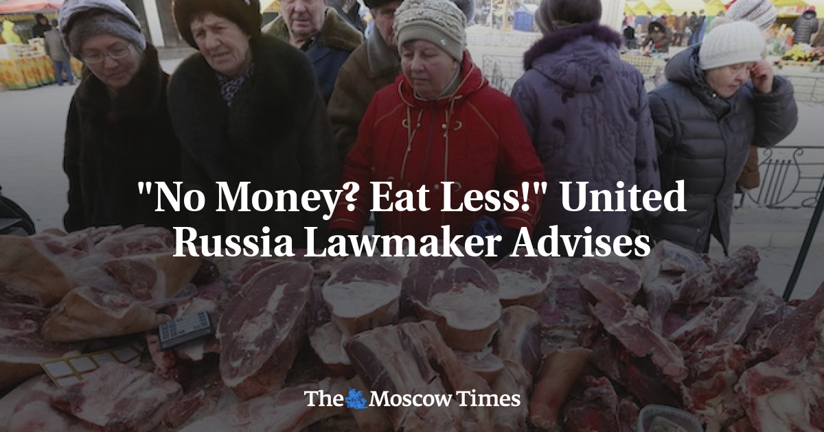 “Tidak ada uang? Makan lebih sedikit!”  Badan Legislatif Rusia Bersatu menyarankan