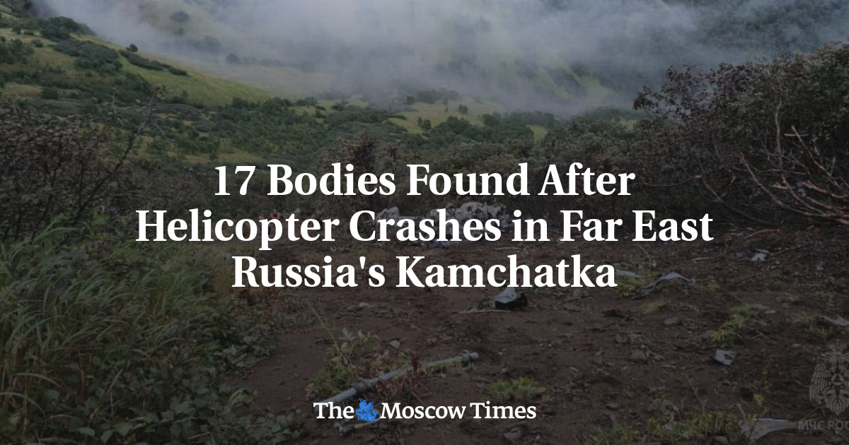 17 Bodies Found After Helicopter Crashes in Far East Russia's Kamchatka