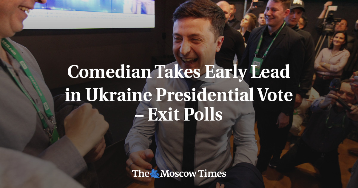 Komedian memimpin lebih awal dalam pemilihan presiden Ukraina – Exit Polls