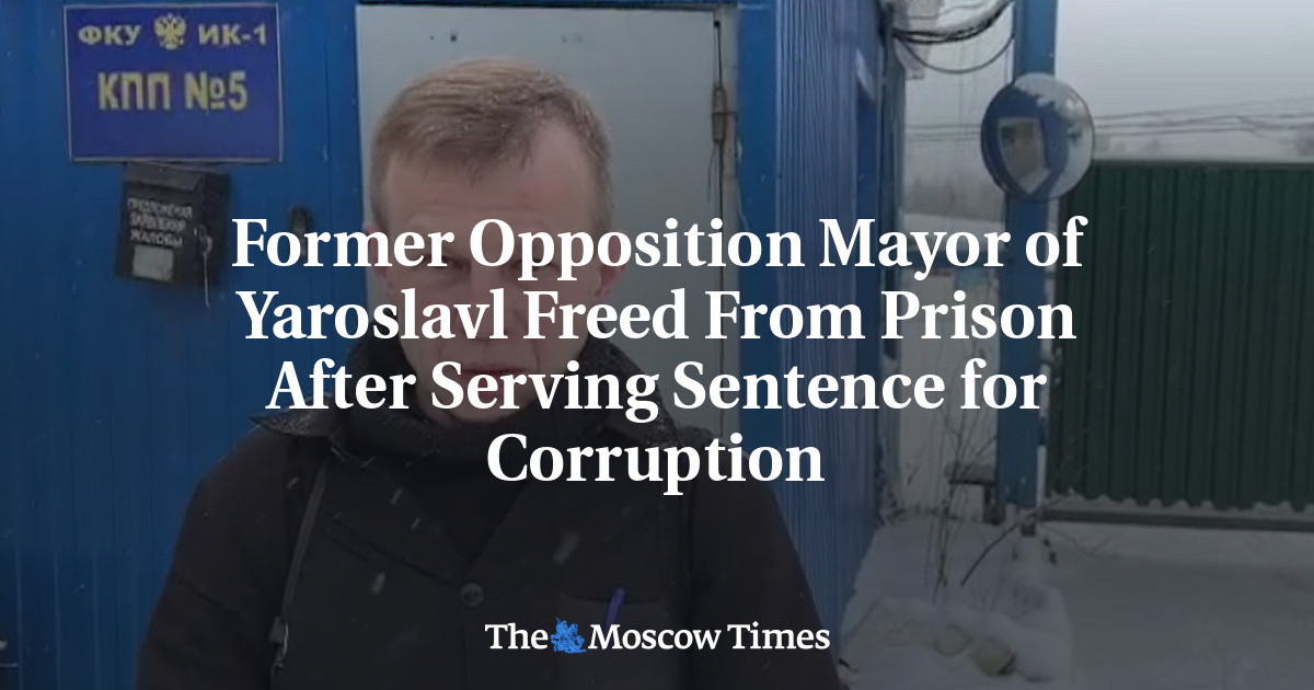 Former Opposition Mayor of Yaroslavl Freed From Prison After Serving Sentence for Corruption